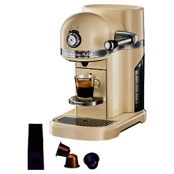 Nespresso Artisan Coffee Machine by KitchenAid Almond Cream